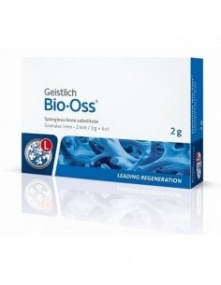 Костнозамещающий материал гранулы Geistlich Bio-Oss (Био-Осс) Spongiosa, L (1-2 мм), 2 г (объем 6 см3)